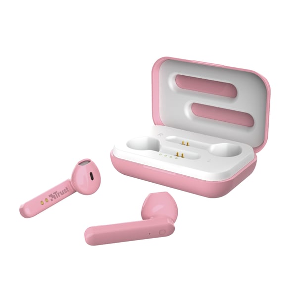 Trust Primo Headset True Wireless Stereo (TWS) I öra Samtal/musik Bluetooth Rosa