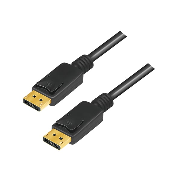 LogiLink CV0139 DisplayPort kabel 5 m Sort