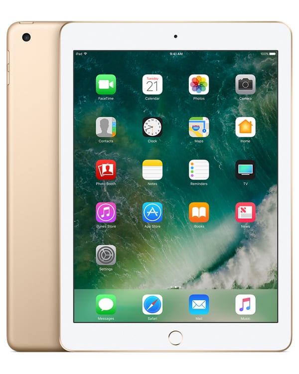 Apple iPad 128 GB 24,6 cm (9.7") Wi-Fi 5 (802.11ac) iOS 10 Kulta
