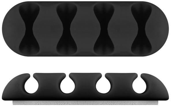 Microconnect CABLEMANA-16 kabelorganisator Gulv Kabelholder Sort 2 stk