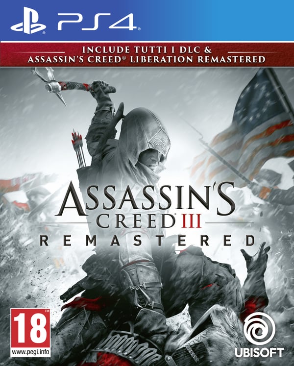 Sony Interactive Entertainment Assassins Creed 3 Remastered, Playstation 4 Uudistettu Englanti, Italia