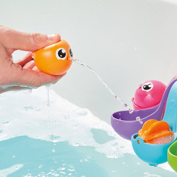 Tomy Toomies E73104 spil, legetøj & mærkat til badet Badelegesæt Flerfarvet