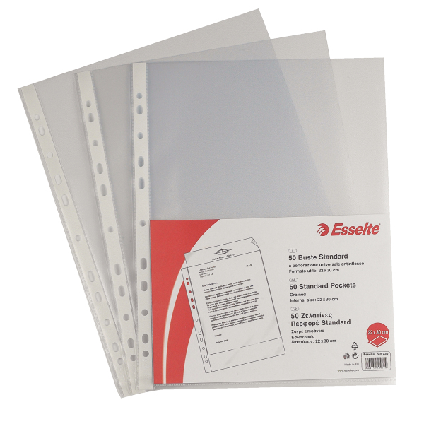Esselte Standard muovitasku A4 50 kpl