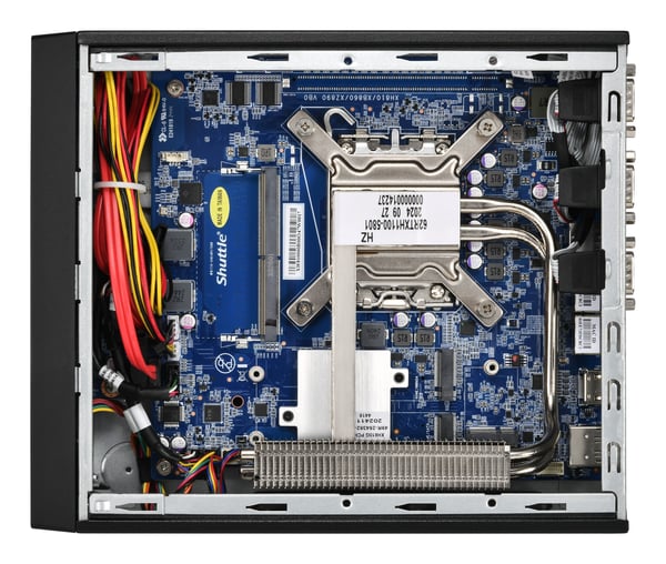 Shuttle XH810 barebone-tietokonerunko 3.5L kokoinen PC Musta Intel H810 LGA 1851 (Socket V1)