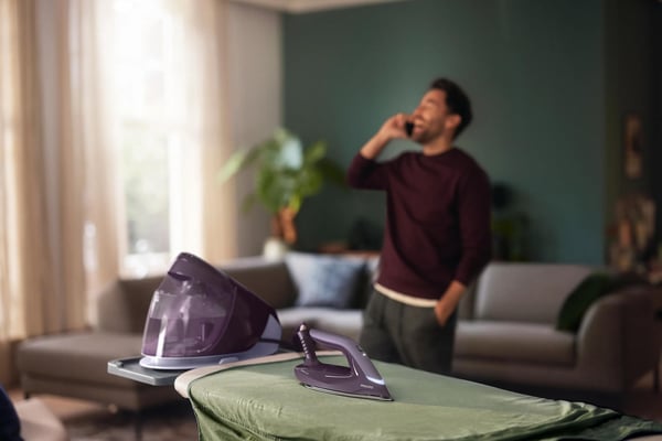 Philips PSG7150/30 Dampstrygning station 2100 W 1,8 L SteamGlide Elite-strygesål Lilla