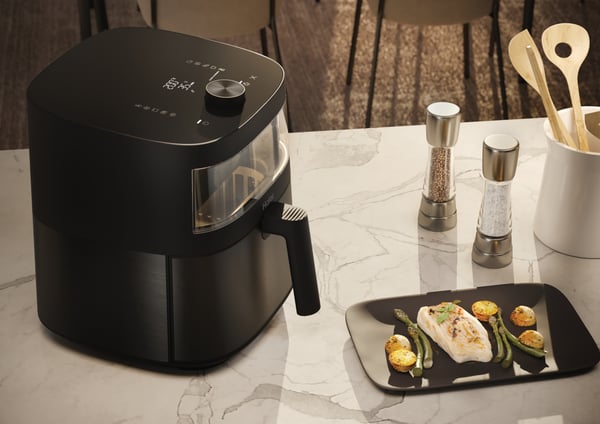 Haier I-Master Series 5 HAF5TWA3 011 Yksi 7 L Erillinen 2000 W Kuumakiertoilmakypsennin Musta