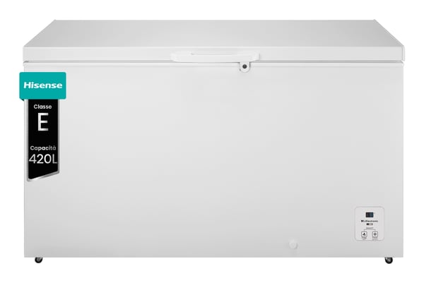 Hisense FT546D4AWLYE frys Frysbox Fristående 420 l Vit