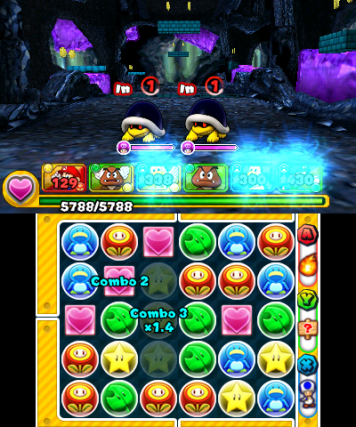 Nintendo Puzzle & Dragons Z + Puzzle & Dragons : Super Mario Bros. Edition Standard Tyska, Engelska, Spanska, Franska, Italienska Nintendo 3DS