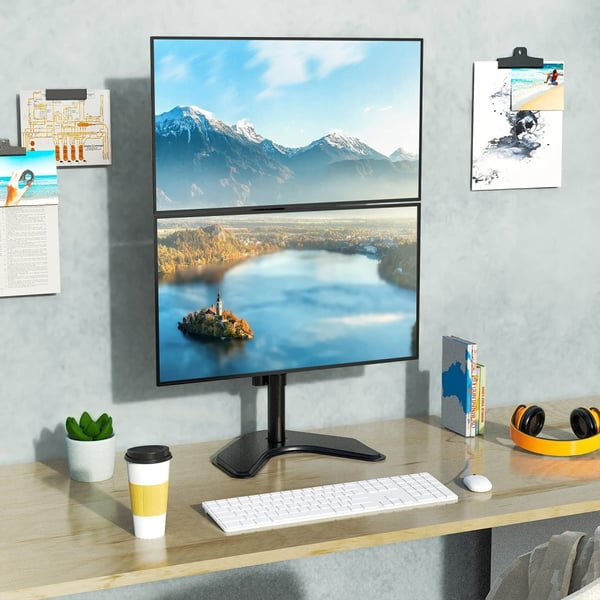 Techly ICA-LCD 2520V monitorin kiinnike ja jalusta 68,6 cm (27") Vastaanotto Musta