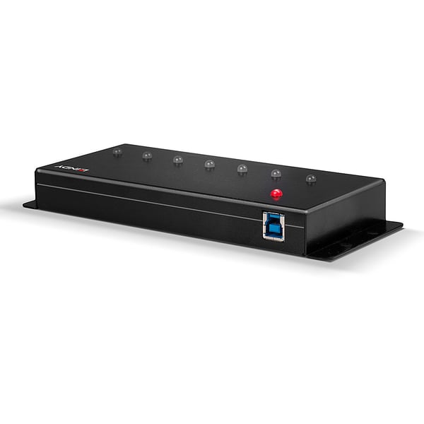 Lindy 43128 gränssnittshubbar 5000 Mbit/s Svart