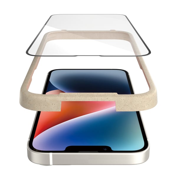 PanzerGlass ® Screen Protector iPhone 14 | 13 | 13 Pro | Ultra-Wide Fit w. EasyAligner Genomskinligt skärmskydd Apple 1 styck