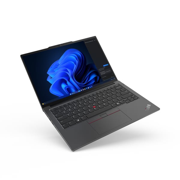 Lenovo ThinkPad E14 Gen 6 (AMD) AMD Ryzen™ 5 7535HS Laptop 35,6 cm (14") WUXGA 16 GB DDR5-SDRAM 512 GB SSD Wi-Fi 6E (802.11ax) Windows 11 Pro Tysk Sort