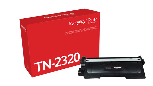 Everyday™ Mono Toner by Xerox compatible with Brother TN2320, Standard capacity Everyday™ Mono Toner by Xerox compatible with Brother TN2320, Standard capacity