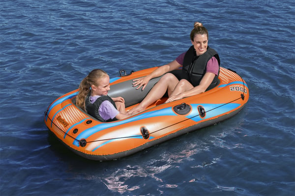 Bestway 61139 / 23 Uppblåsbar båt 2 personer Forsränning Flotte