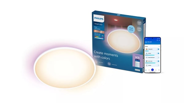 Philips Rune LED-loftslampe, 2100 lm, justerbart hvidt lys