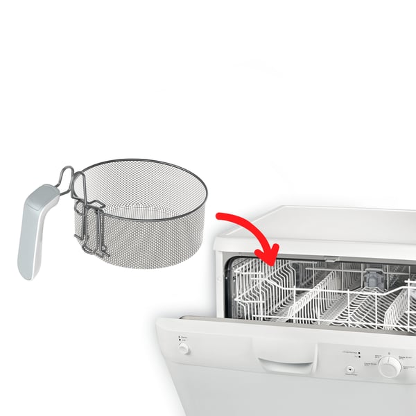 Moulinex AF2031 Yksi Erillinen 1600 W Rasvakeitin Valkoinen