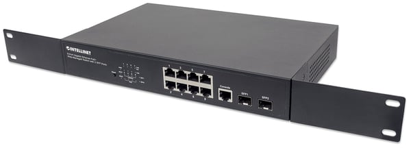 Intellinet 561167 nätverksswitchar hanterad Gigabit Ethernet (10/100/1000) Strömförsörjning via Ethernet (PoE) stöd Svart