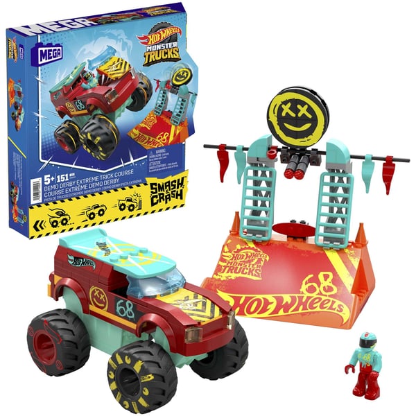 MEGA Hot Wheels Smash 'n Crash demoderby ekstrem stuntbane