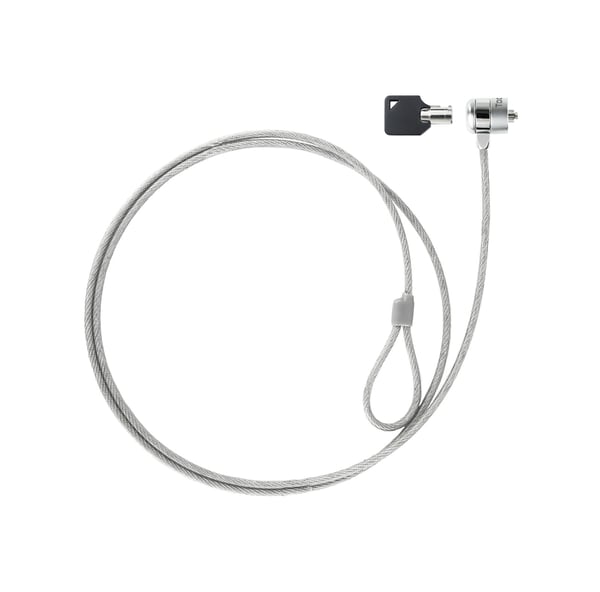 TooQ TQCLKC0025 kabellås Silver 1,5 m