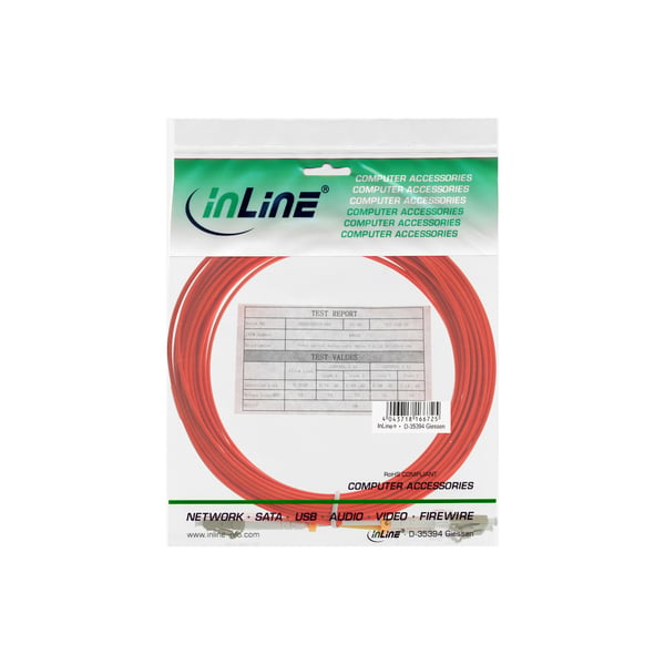 InLine 88522 InfiniBand och fiberoptisk kabel 5 m Orange