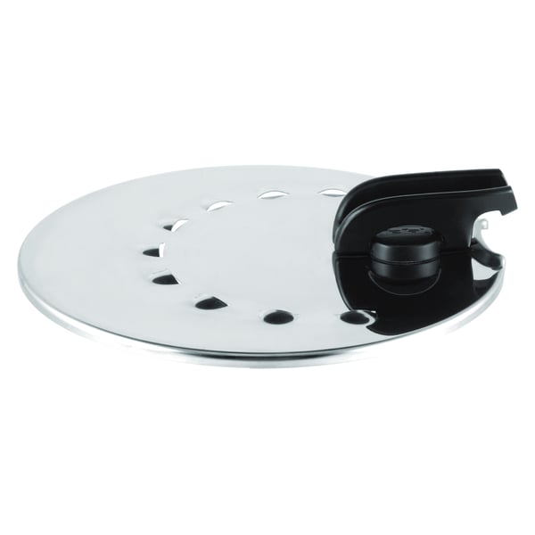 Tefal Ingenio L9829802 grytlock Rund Svart, Rostfritt stål
