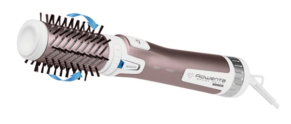 Rowenta Brush Activ Premium Care CF9540 Varmluftsbørste Varm Aluminium, Metallic, Hvid 1000 W 1,8 m