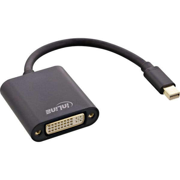 InLine 17194S videokabel adapter 0,15 m Mini DisplayPort DVI-D Sort InLine 17194S videokabel adapter 0,15 m Mini DisplayPort DVI-D Sort