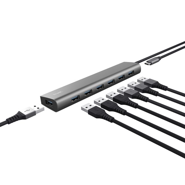 Trust Halyx USB 3.2 Gen 1 (3.1 Gen 1) Type-A 5000 Mbit/s Sølv