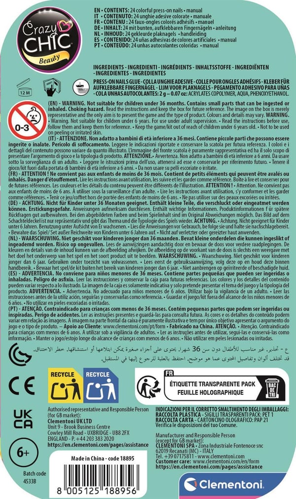 Clementoni 18895 rollespil legetøj