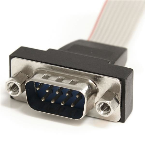 StarTech.com 10-stifts moderkortskontakt till seriell DB9-kabel - Intern kontakt till RS232-adapter