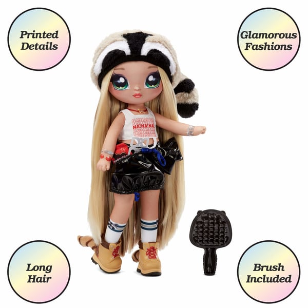 Na! Na! Na! Surprise Teens Doll - Gretchen Stripes (Raccoon)