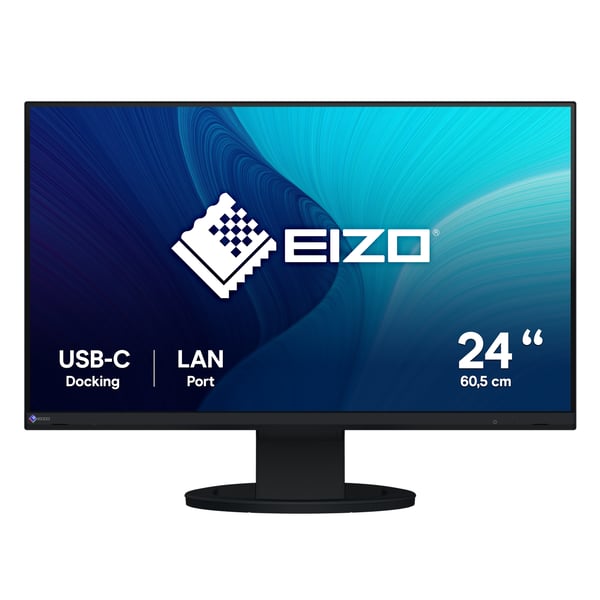 EIZO FlexScan EV2490-BK platta pc-skärmar 60,5 cm (23.8") 1920 x 1080 pixlar Full HD LCD Svart