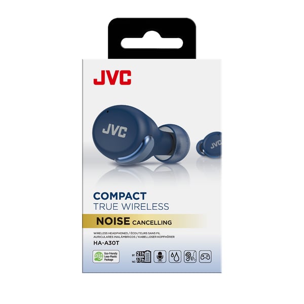 JVC HA-A30T Headset True Wireless Stereo (TWS) I öra Samtal/musik Bluetooth Blå