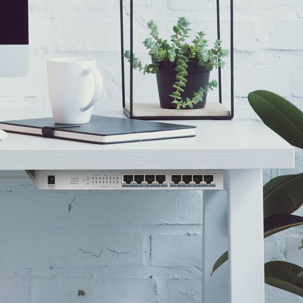 Zyxel GS1008HP Ikke administreret Gigabit Ethernet (10/100/1000) Strøm over Ethernet (PoE) Grå
