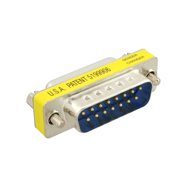 InLine 47719 kabel kønsskifter VGA (D-sub) female 15 pin Sub-D Sølv