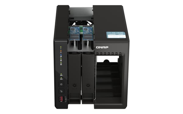 QNAP TS-253E NAS Tower Intel® Celeron® J6412 8 GB 0 TB QNAP QTS Sort