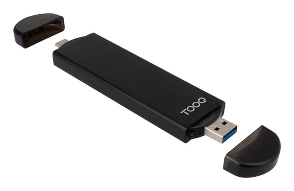 TooQ TQE-2240B drevkabinet SSD kabinet Sort M.2