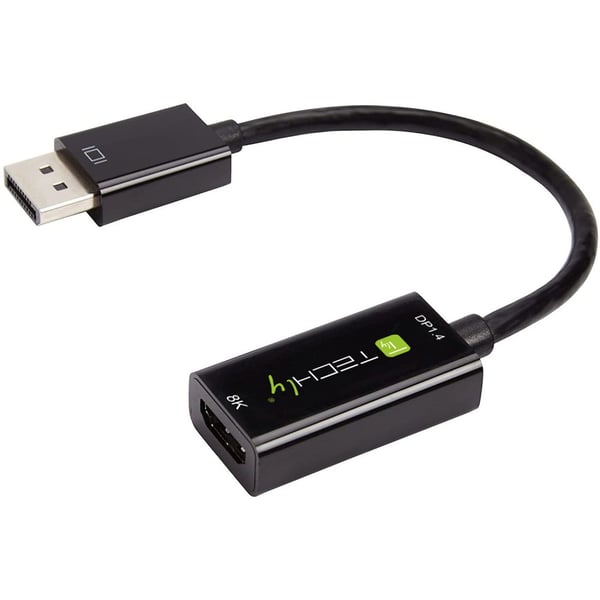 Techly IADAP DP-HDMIF8K videokaapeli-adapteri 0,2 m DisplayPort HDMI-tyyppi A (vakio) Musta