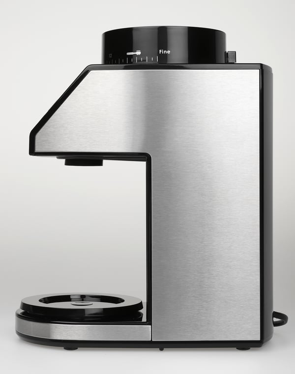 Melitta 1027-01 160 W Musta, Ruostumaton teräs