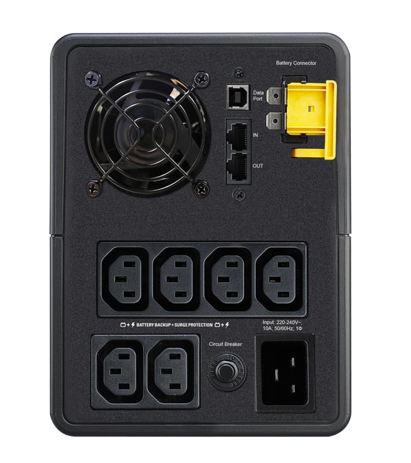 APC BX2200MI UPS-enhed Interaktivt indgangsstik 2,2 kVA 1200 W 6 AC stikkontakt(er)