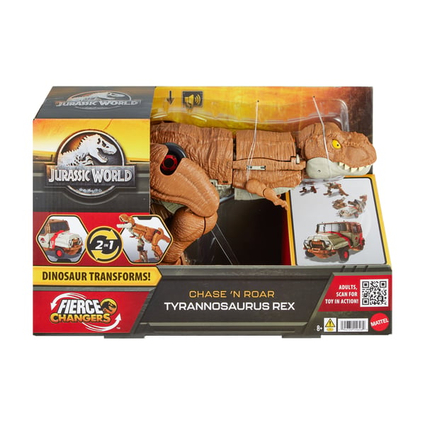 Jurassic World FIERCE CHANGERS RÆS OG BRØL TYRANNOSAURUS REX