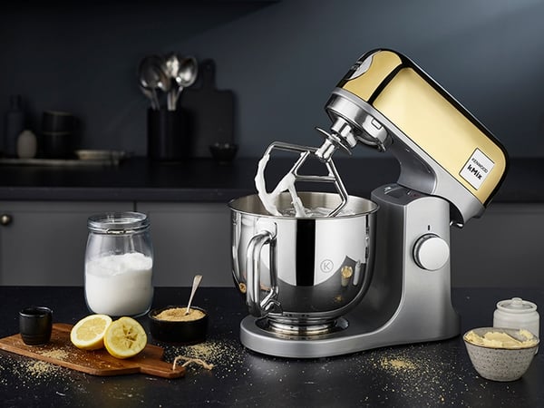 Kenwood KMX760YG matberedare 1000 W 5 l Grå, Gul