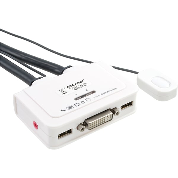 InLine 61613I KVM Switch Hvid