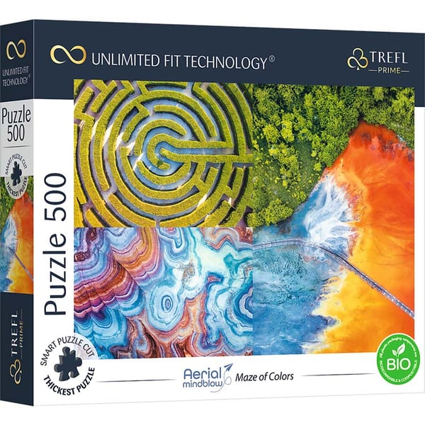 Palapeli 500 palaa UFT Labyrinth Colors