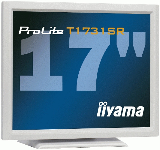 iiyama ProLite T1731SR-1 platta pc-skärmar 43,2 cm (17") 1280 x 1024 pixlar LED Pekskärm Bordsskiva Vit