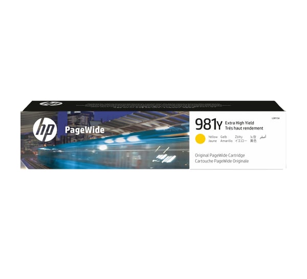 HP 981Y erittäin riittoisa keltainen alkuperäinen PageWide -kasetti