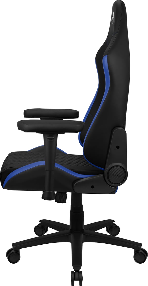 Aerocool CROWNBB datorspelsstol Universal spelstol Stoppad sits Svart, Blå