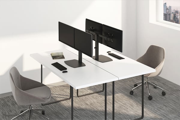 Neomounts FPMA-D865DBLACK fäste och ställ till bildskärm 68,6 cm (27") Bord Svart