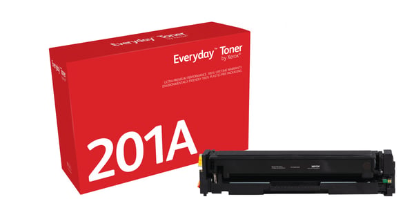Everyday™ Mustavalko Toner by Xerox compatible with HP 201A (CF400A), Standard capacity