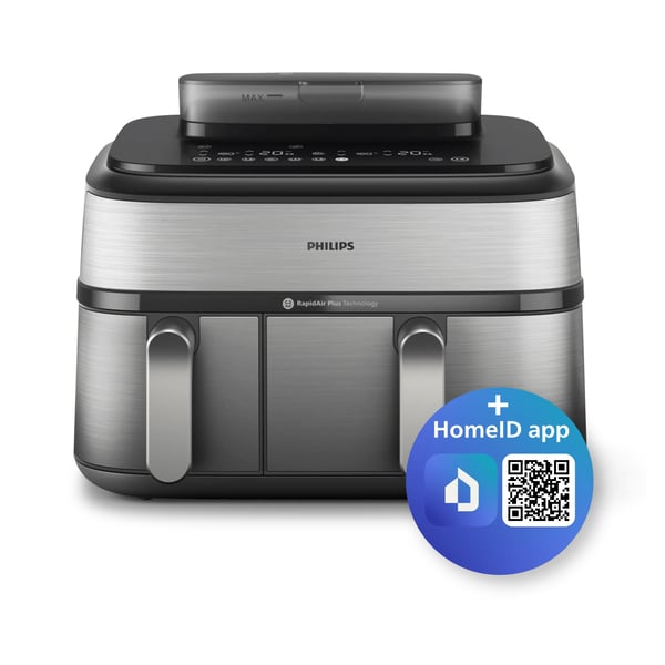 Philips 5000 series Airfryer Dual Basket höyryllä